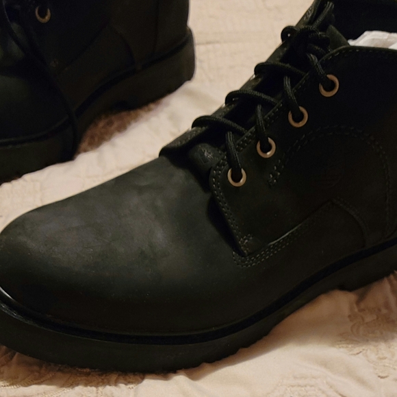 NEW Timberland Waterproof 6 inch Black  Nubuck 10.5 M Men’s /Hommes 95506 Boots - Picture 3 of 10